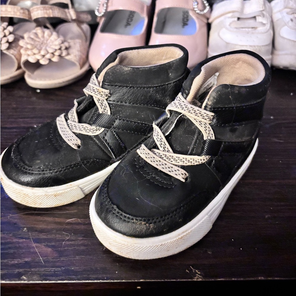 Stylish Black Kids Sneakers